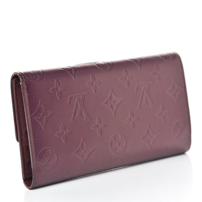 Louis Vuitton Mat Monogram Porte Tresor International Wallet Violet 3 of 18