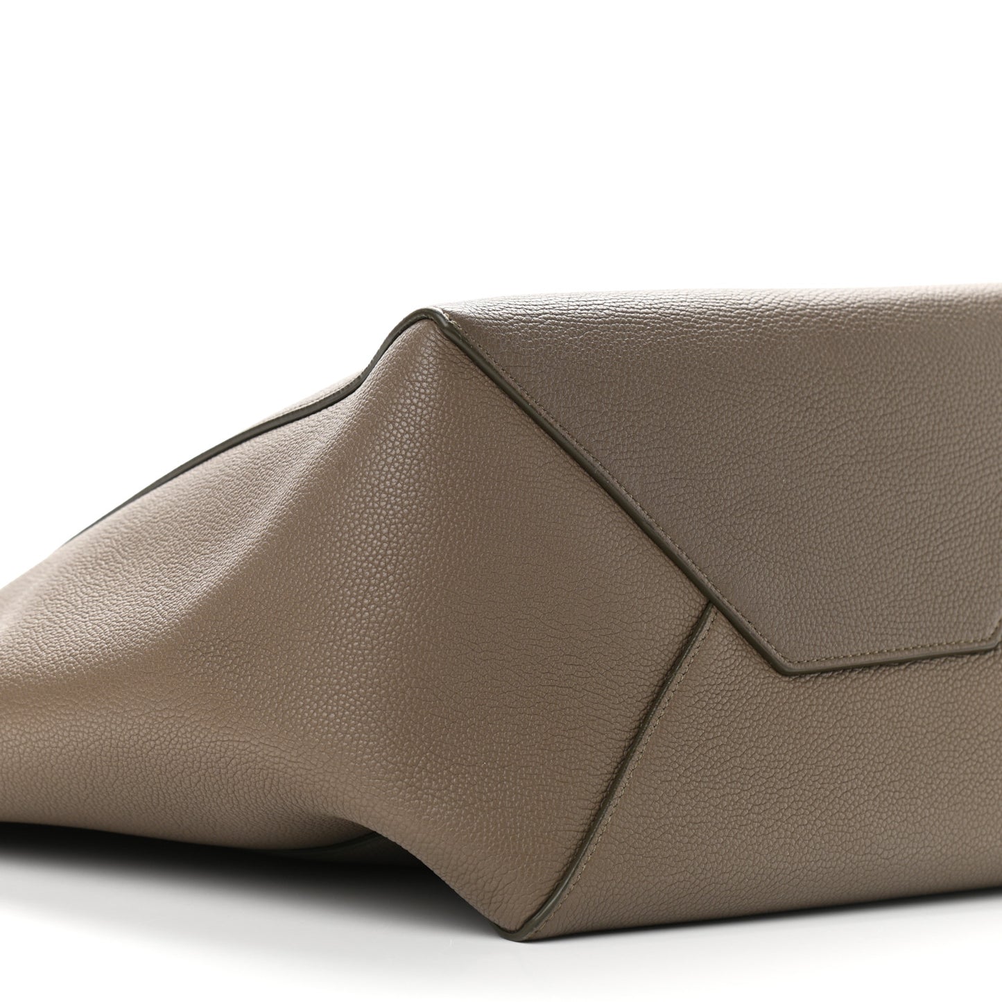 Soft Grained Calfskin Small Belt Cabas Phantom Taupe