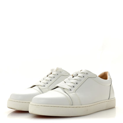 Christian Louboutin Calfskin Vieira Flat Sneakers 37 White 4 of 12