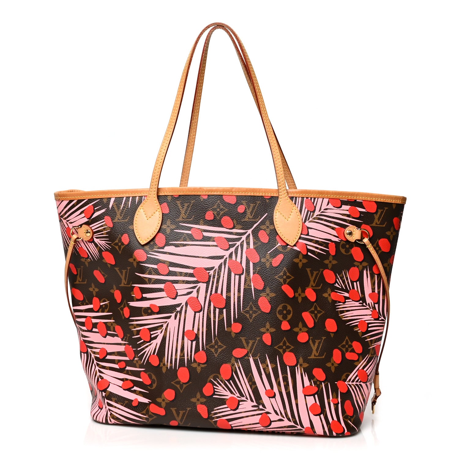 Louis Vuitton Monogram Jungle Dots Neo Neverfull MM Sugar Pink Poppy 3 of 11
