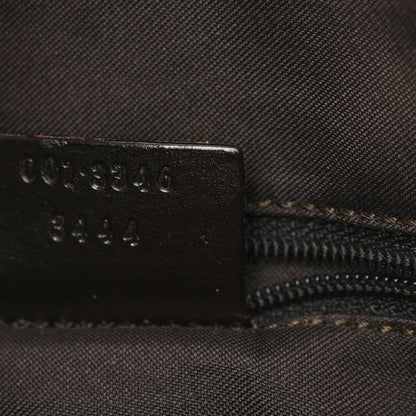 Gucci Monogram Web Jackie O Hobo Dark Brown 7 of 16