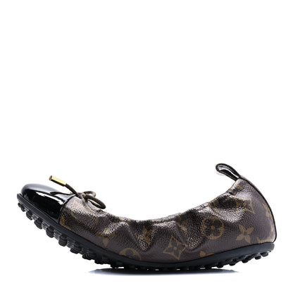 Louis Vuitton Monogram Flirty Ballerina Flats 37 Black 1 of 7
