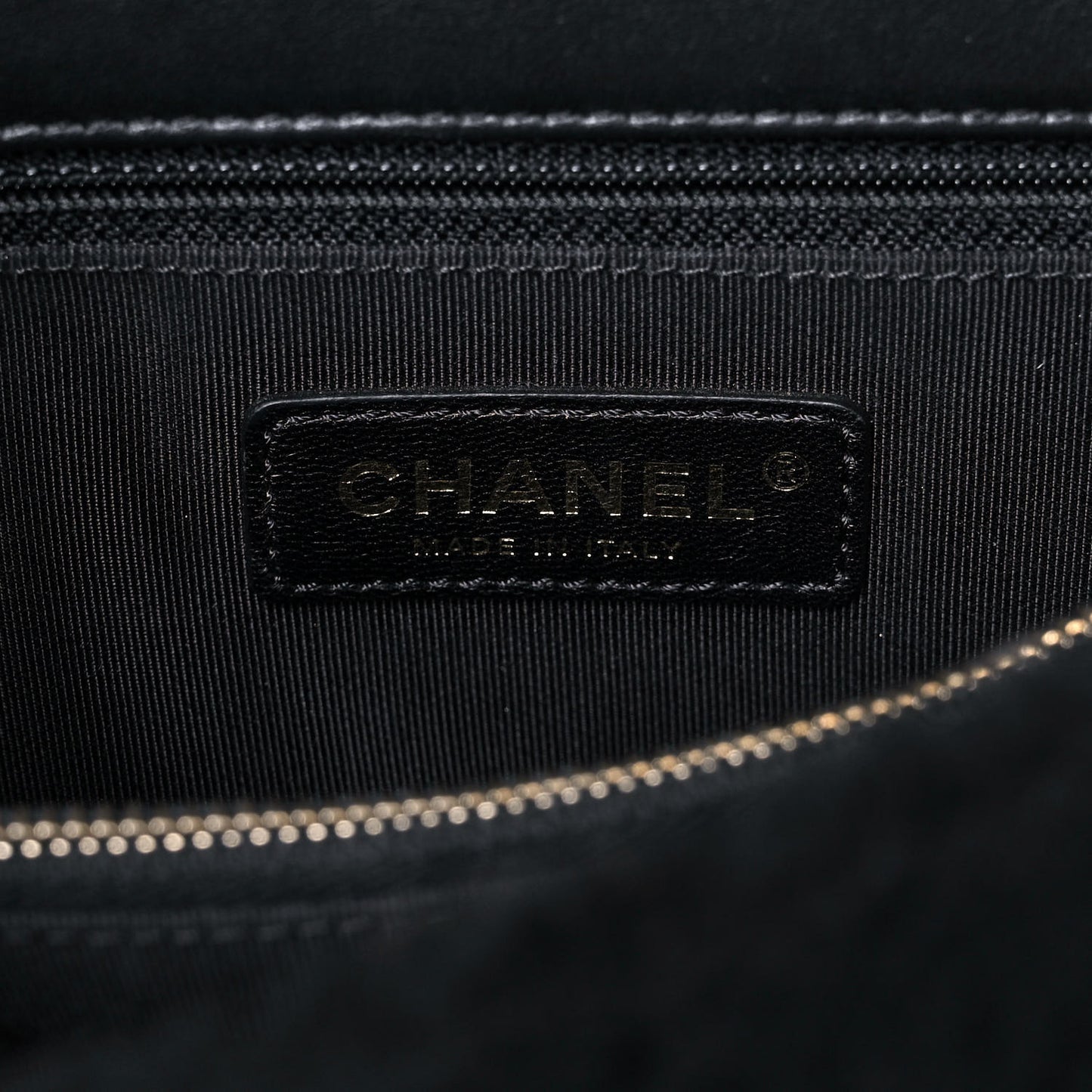 Shearling Lambskin Medium Coco Handle Flap Black