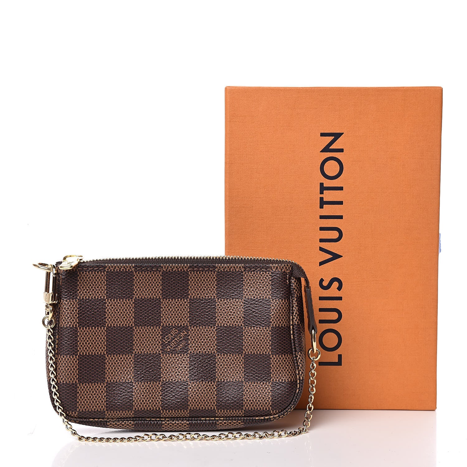 Louis Vuitton Damier Ebene Mini Pochette Accessories 9 of 9