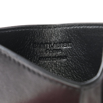 Saint Laurent Calfskin 5 Fragments Card Holder Black 6 of 6