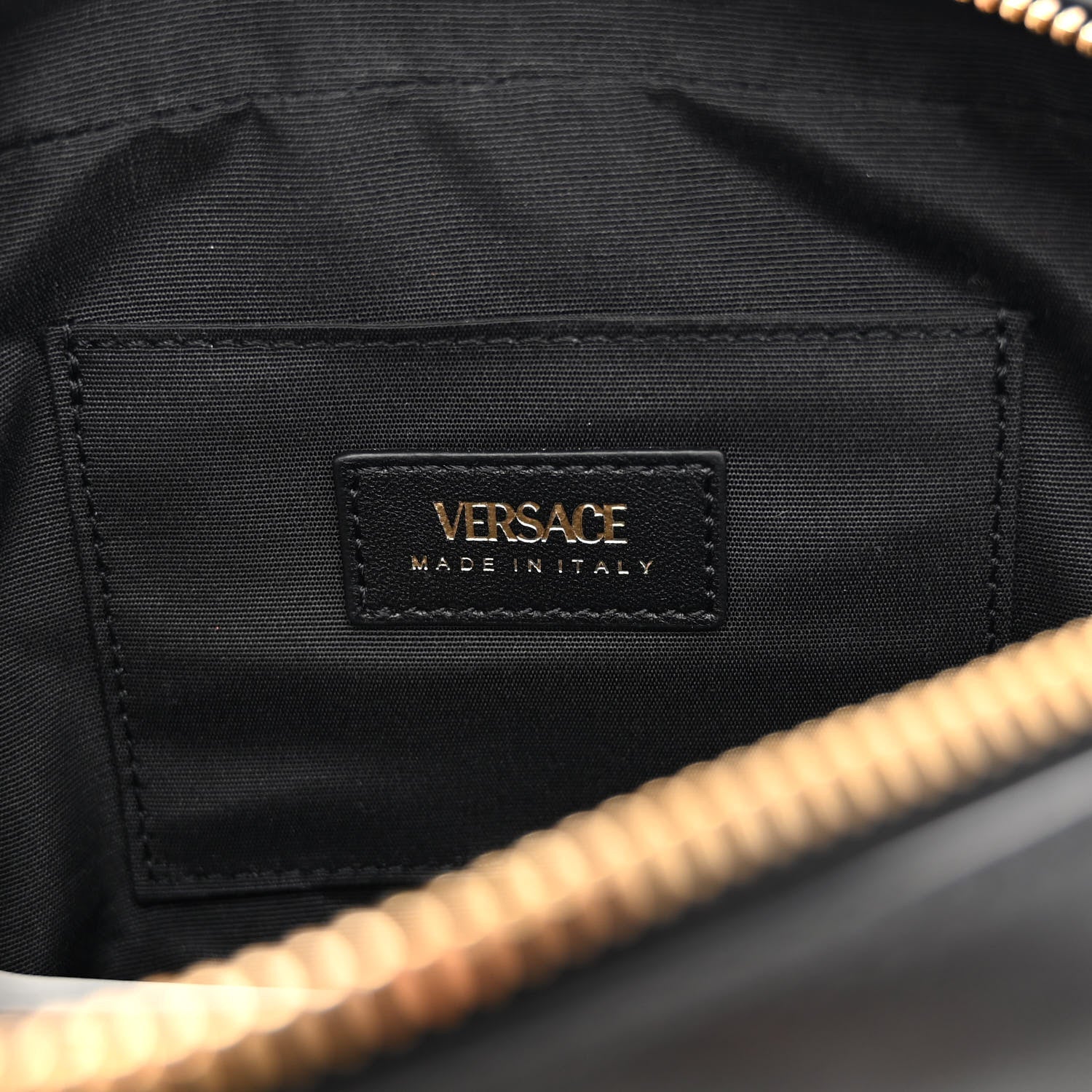Versace Nappa Quilted La Medusa Camera Bag Black 6 of 9