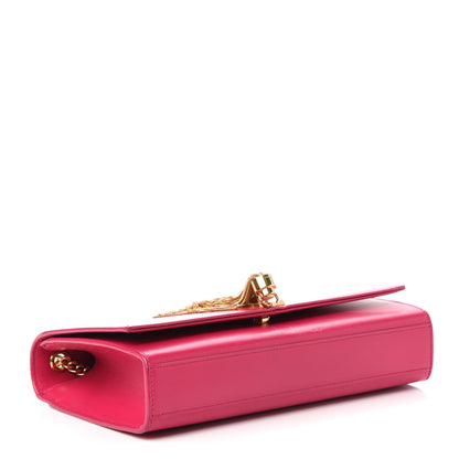 Saint Laurent Smooth Calfskin Medium Classic Monogram Kate Tassel Satchel Fuchsia 4 of 13