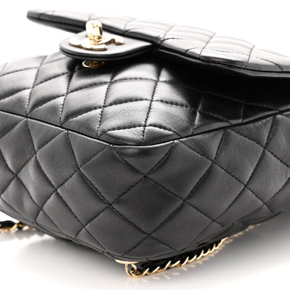 Chanel Lambskin Quilted Small in Seoul Backpack Black 8 of 9