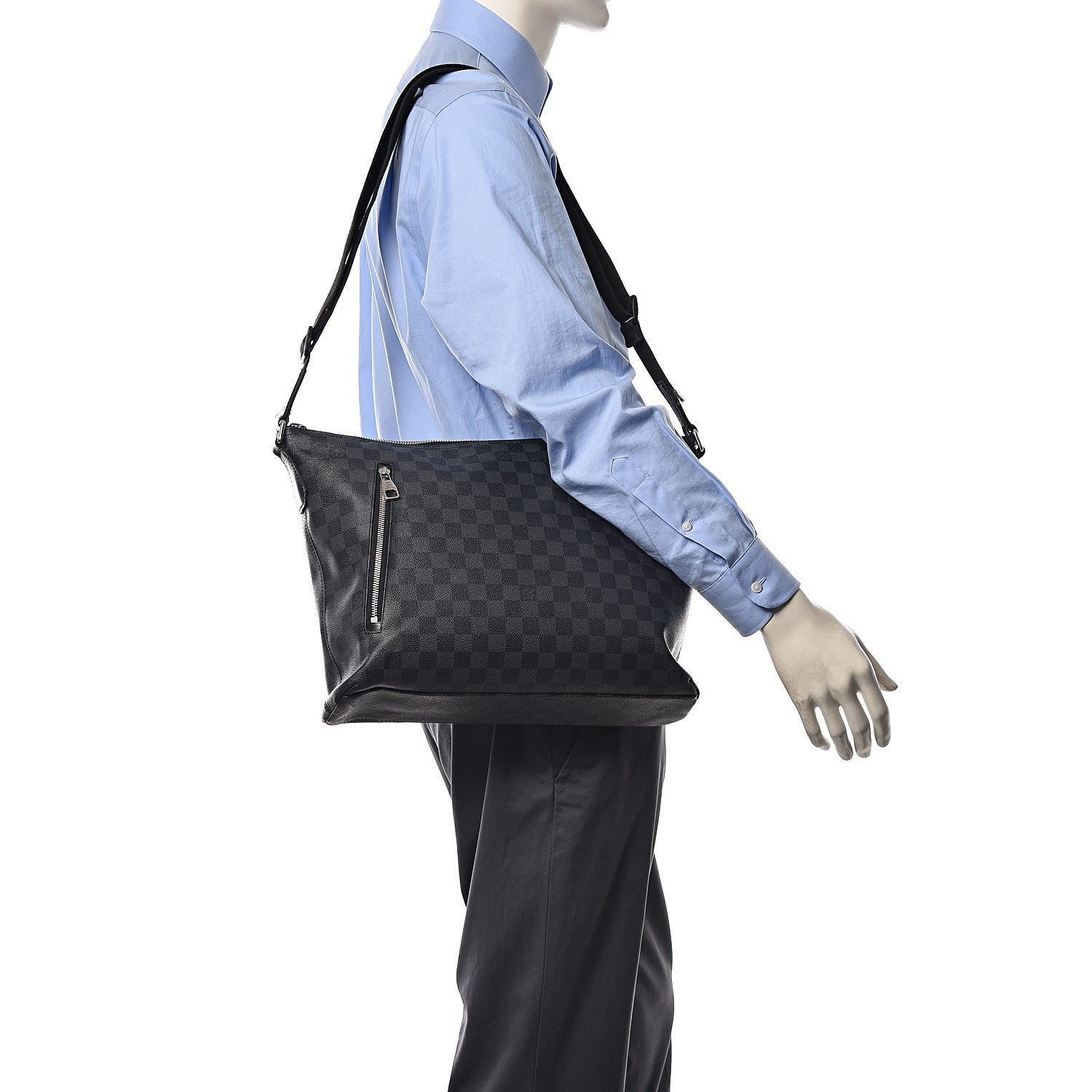 Louis Vuitton Damier Graphite Mick MM 3 of 10