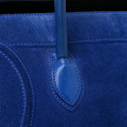 Celine Suede Medium Phantom Luggage Colbalt Blue 23 of 34