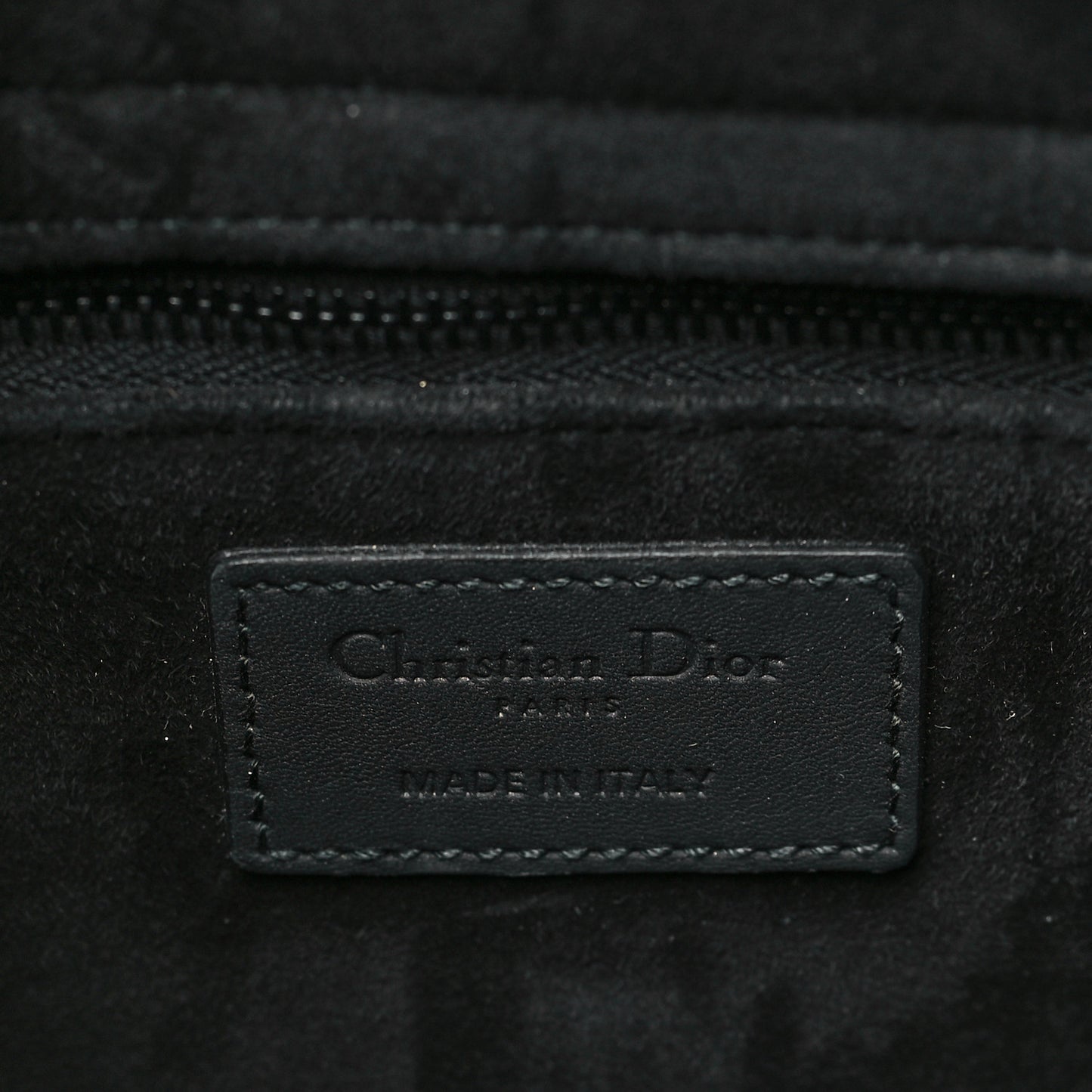 Ultra Matte Calfskin Cannage Large Lady Dior Black