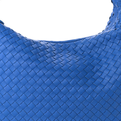 Bottega Veneta Nappa Intrecciato Large Veneta Hobo Cobalt Blue 8 of 10