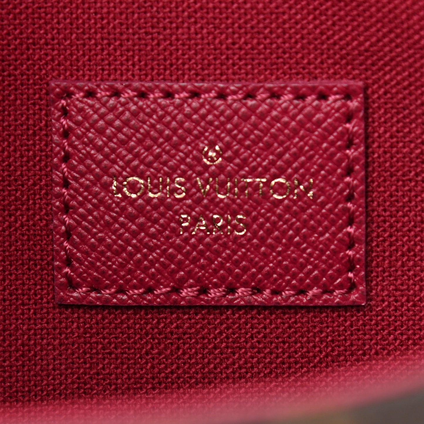 Monogram Pochette Felicie Chain Wallet Fuchsia