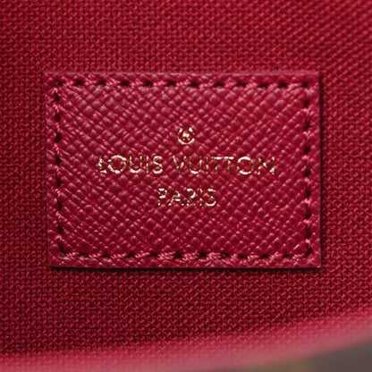 Louis Vuitton Monogram Pochette Felicie Chain Wallet Fuchsia 7 of 11