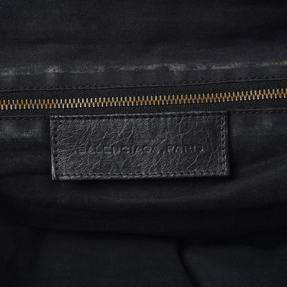 Balenciaga Agneau Classic Hardware Shoulder Bag Black 6 of 13