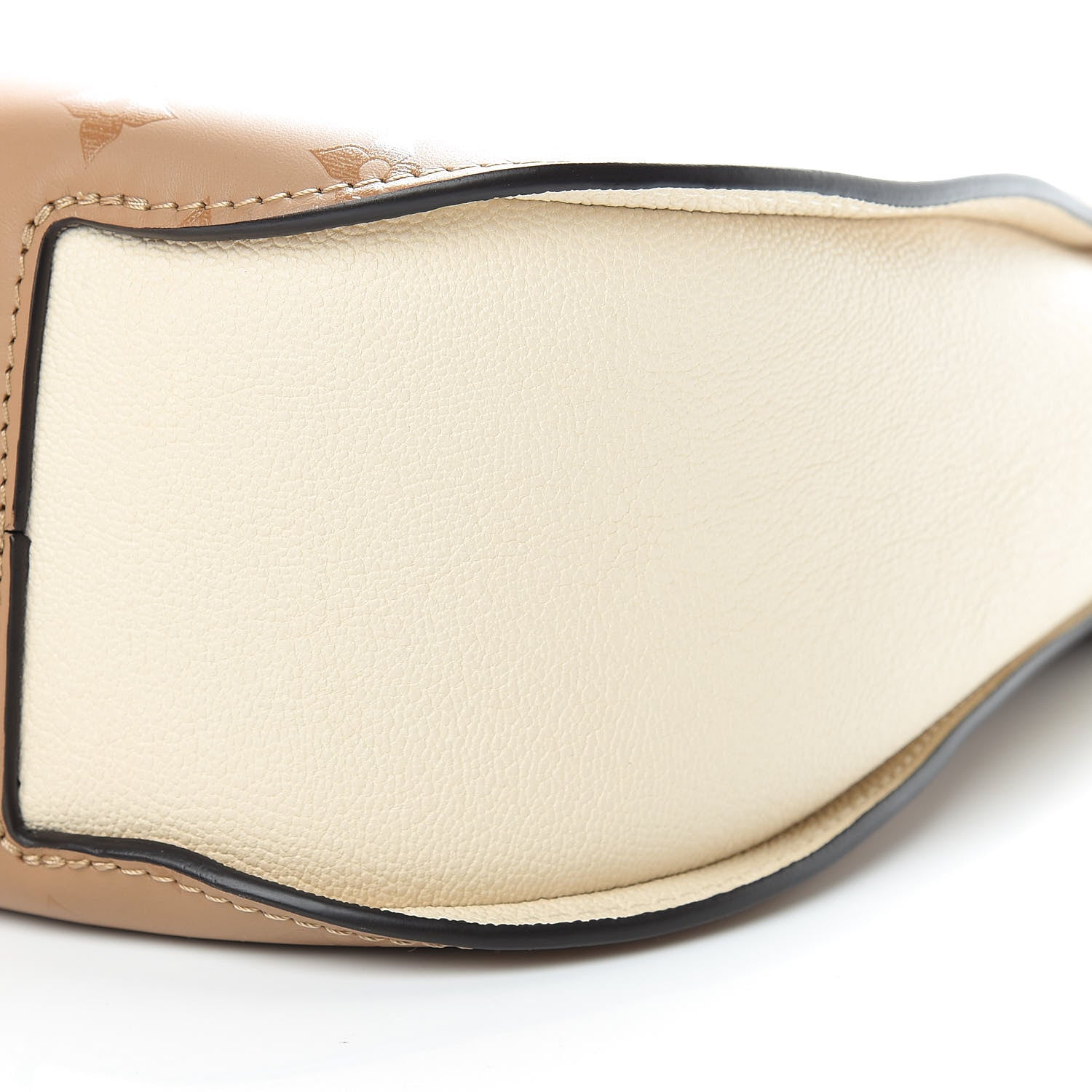Louis Vuitton Cuir Plume Cuir Ecume Very Hobo Sesame Creme 10 of 11