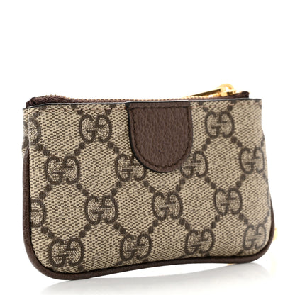 Gucci GG Supreme Monogram Web Ophidia Key Case Beige New Acero 3 of 7