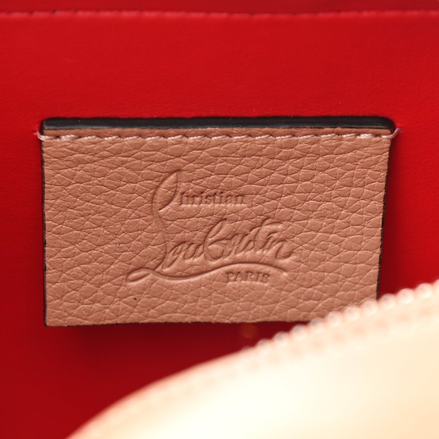 Calfskin Mini Rubylou Crossbody Nude