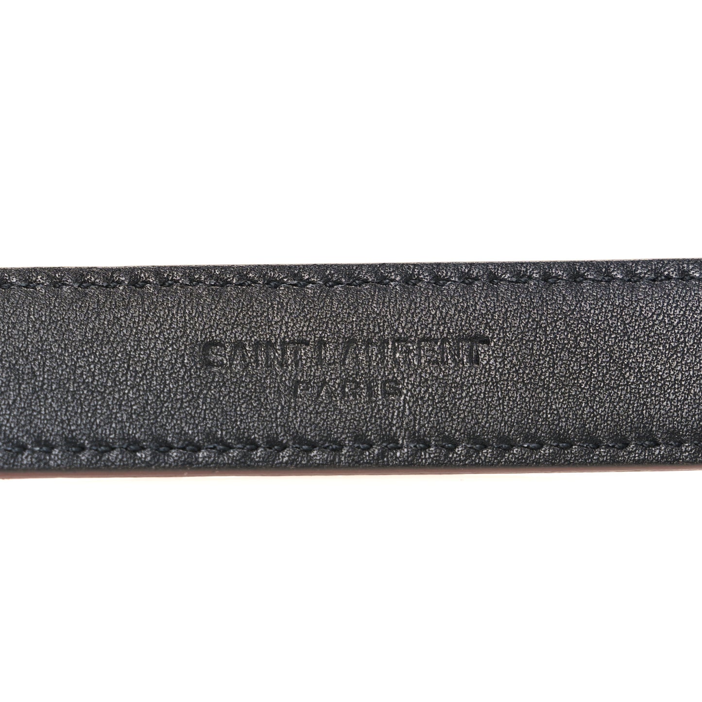 Calfskin Crocodile Embossed Monogram Square Buckle Belt 70 28 Brown