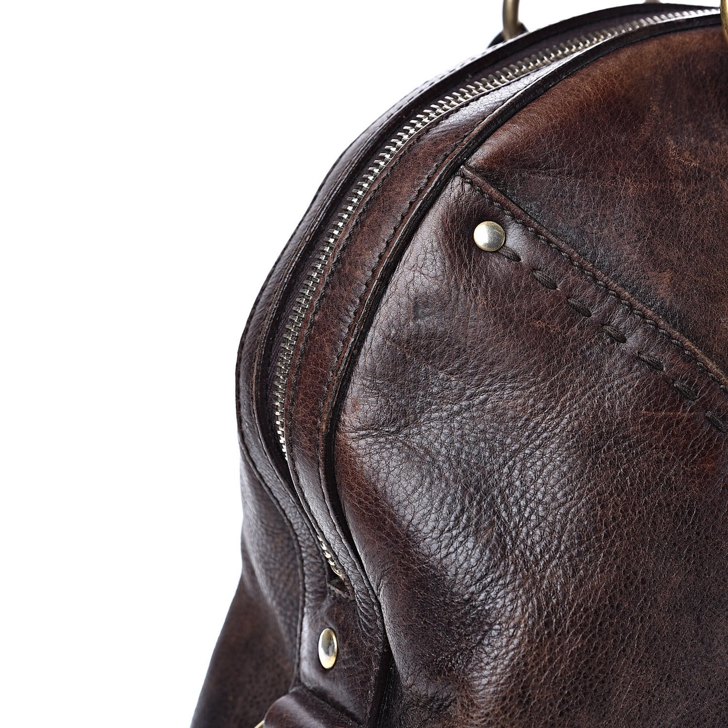 Calfskin Oversized Muse Brown