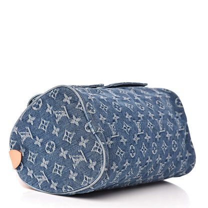 Louis Vuitton Monogram Denim Neo Speedy Blue 4 of 10