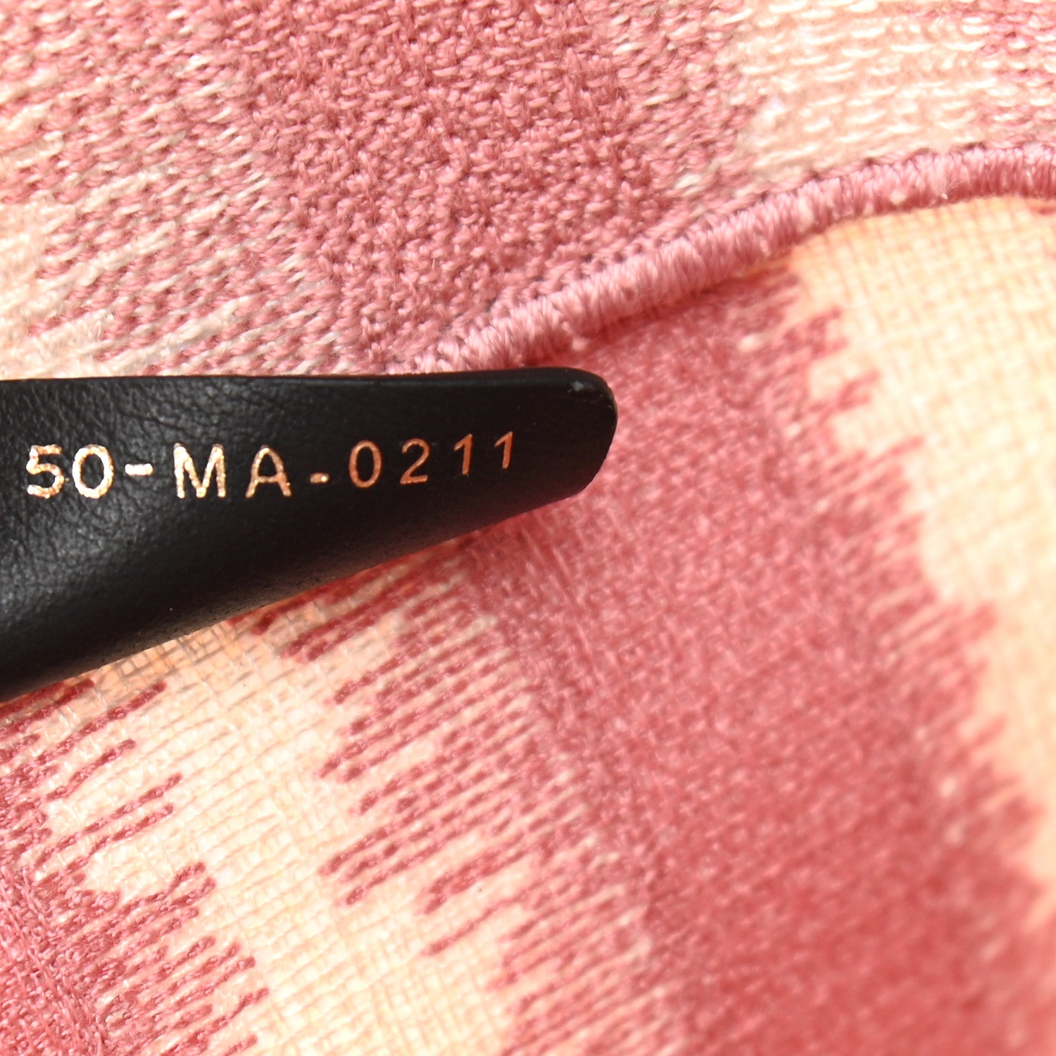 Christian Dior Canvas Embroidered Large Striped Book Tote Pink 7 of 13