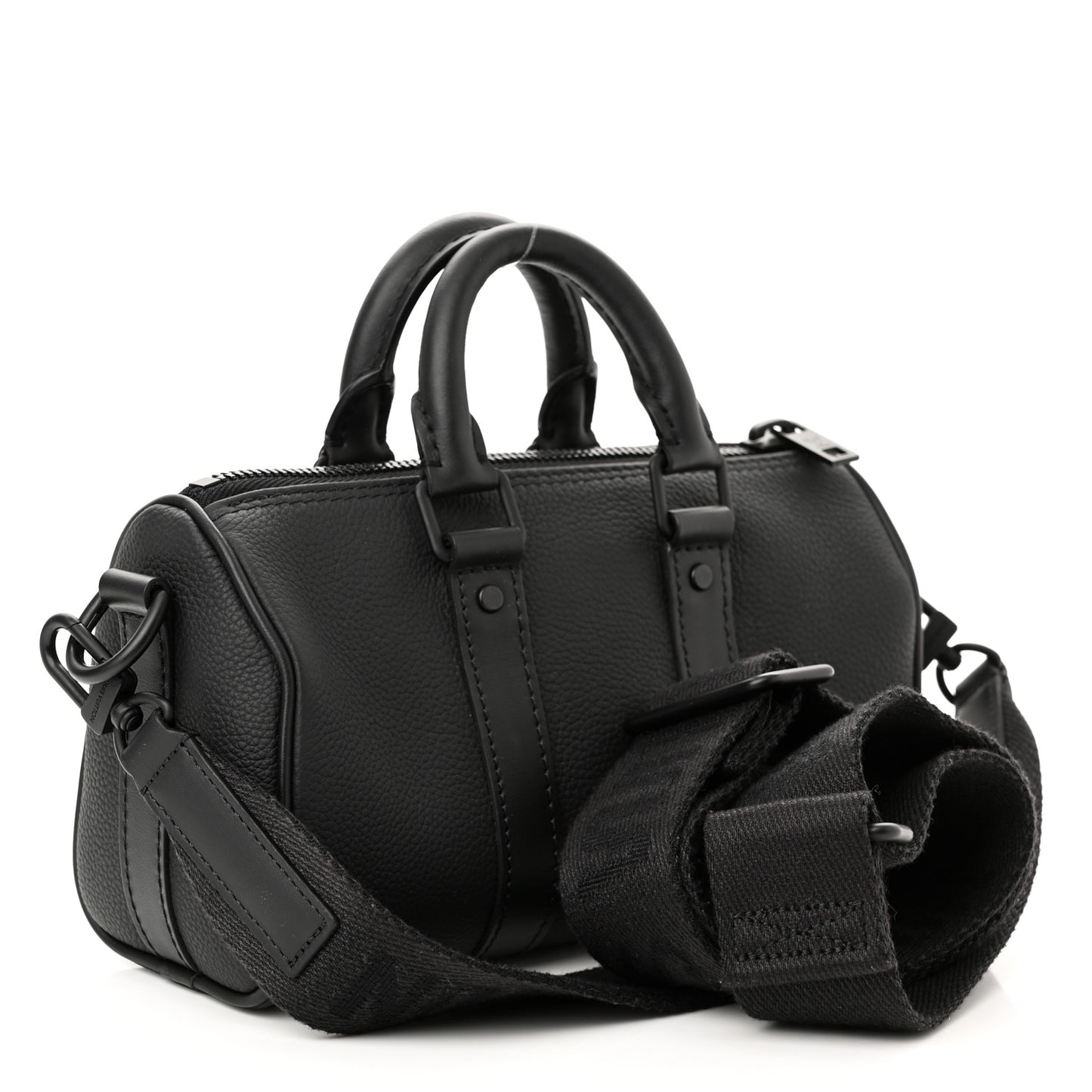 Grained Calfskin Aerogram Keepall XS Black