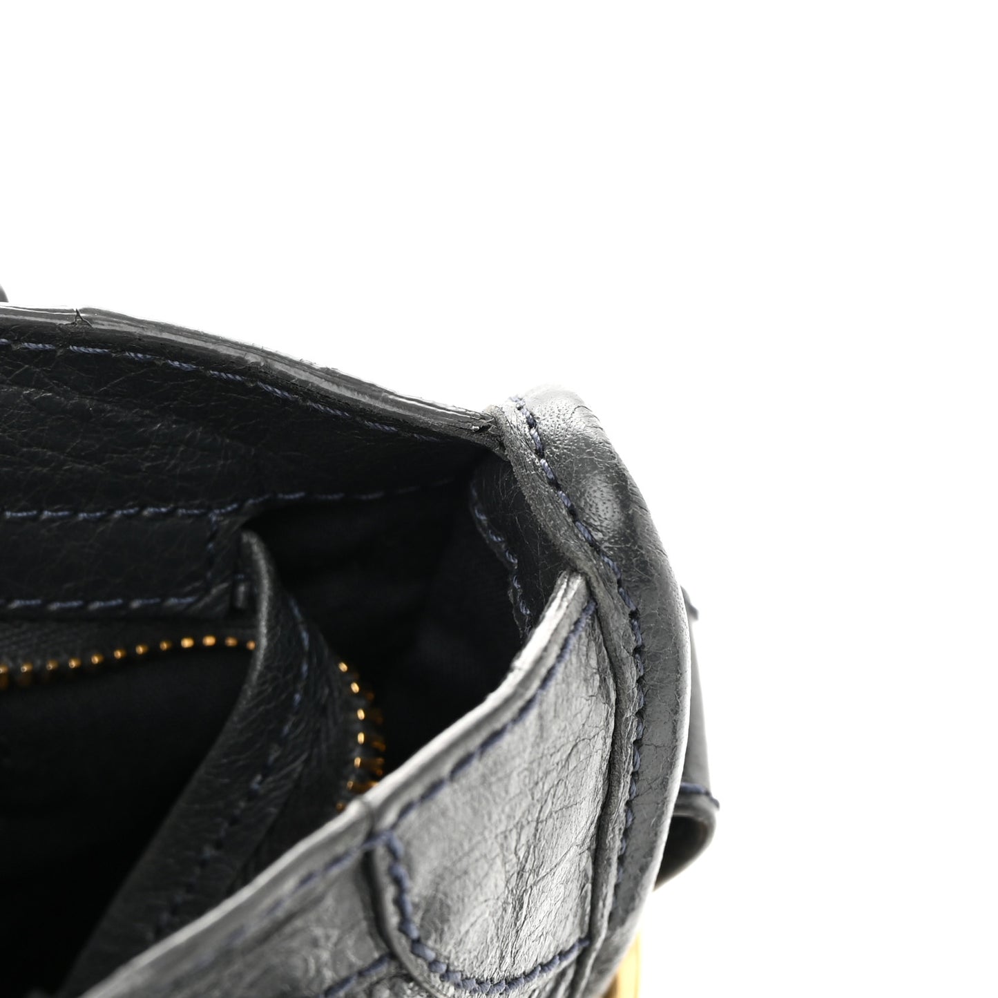Agneau Giant 12 Gold Hardware Mini City Anthracite