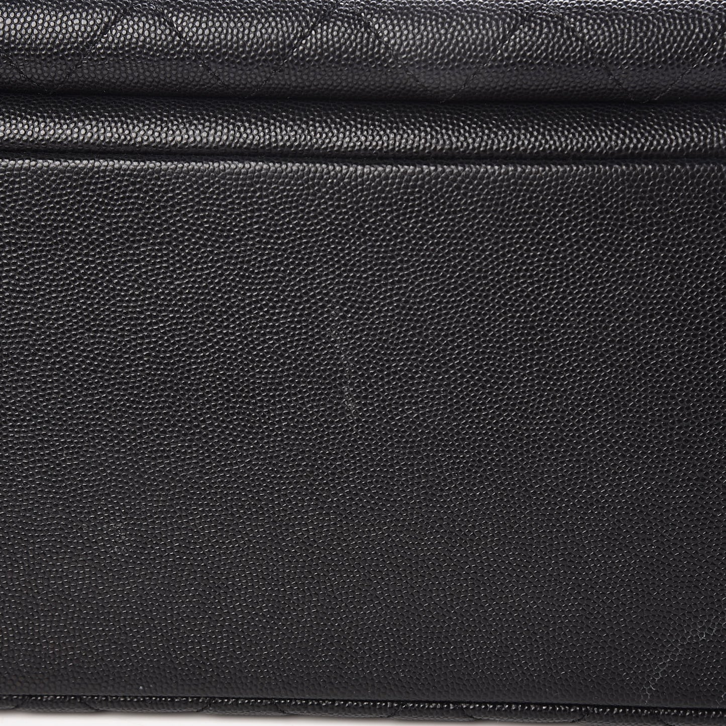 Caviar Quilted Large Business Affinity Shopping Bag Black