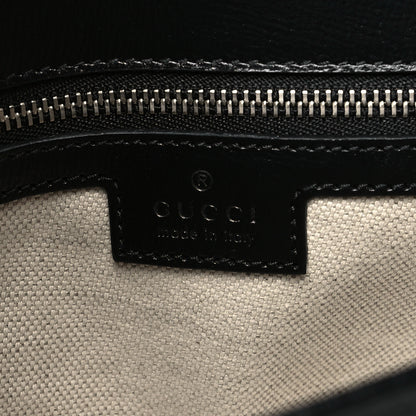 Gucci Demetra Small Horsebit 1955 Asymmetric Shoulder Bag Black 6 of 10