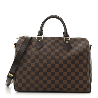 Louis Vuitton Damier Ebene Speedy Bandouliere 30 1 of 13