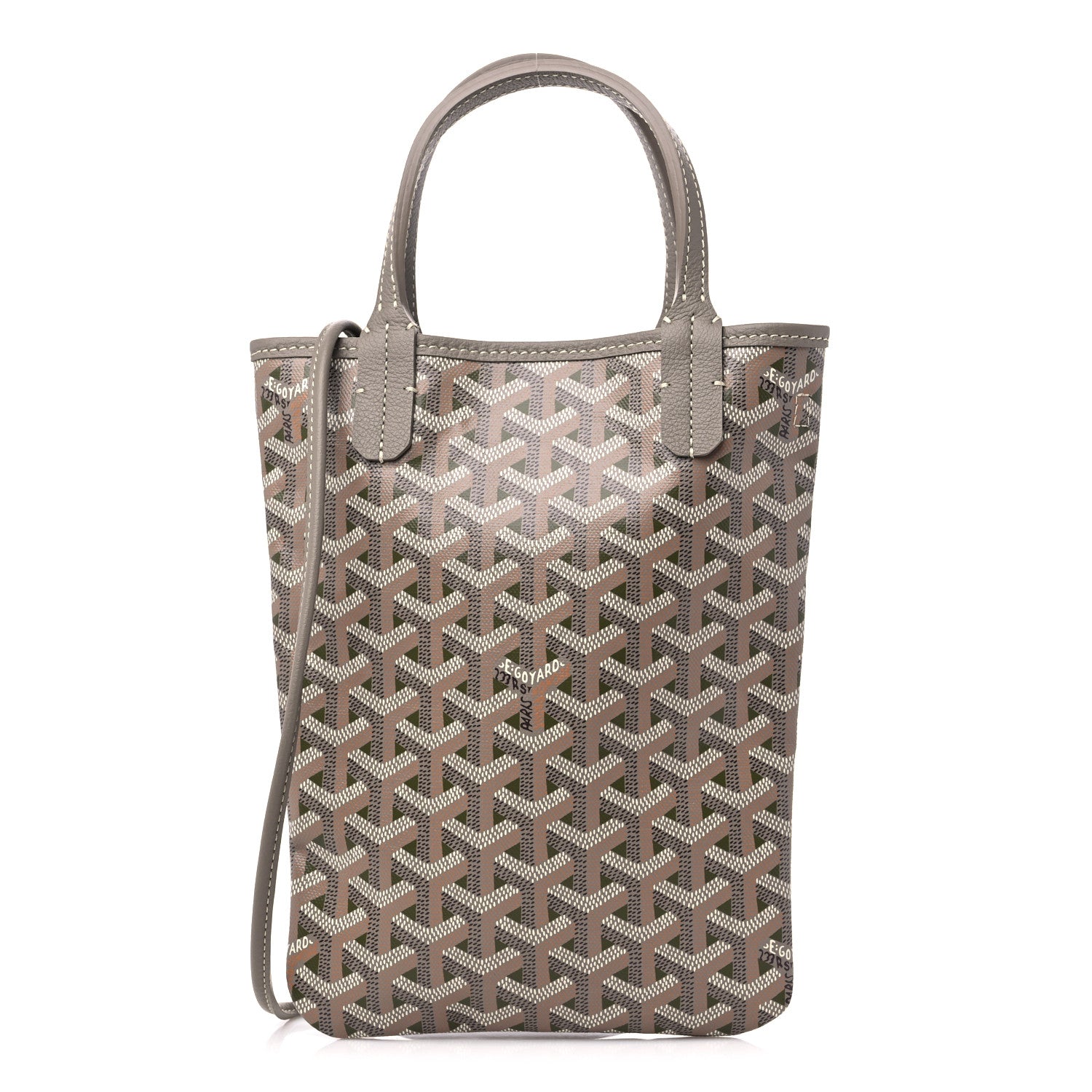 Goyard Goyardine Poitiers Claire Voie Tote Grege Khaki 1 of 10