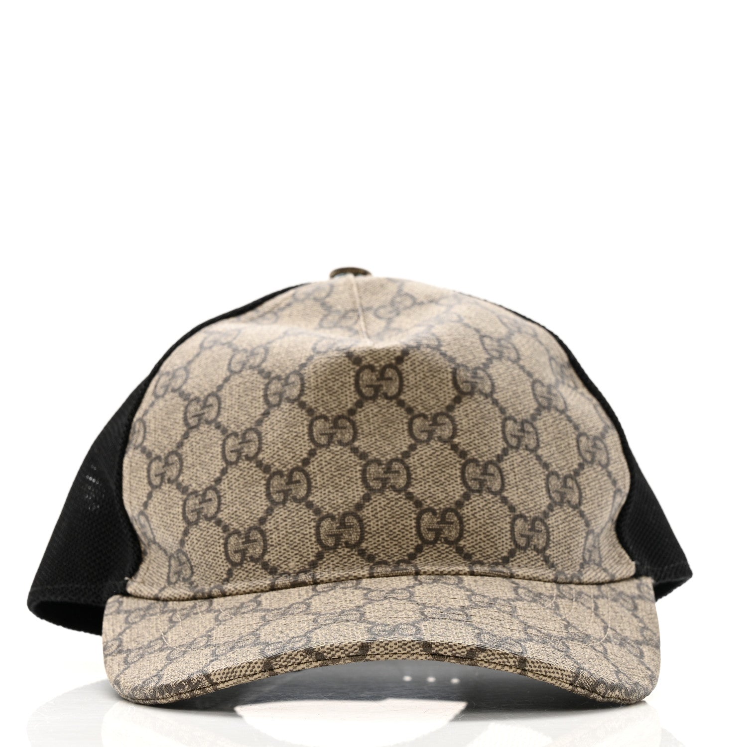 Gucci GG Supreme Monogram Baseball Hat Beige 3 of 11