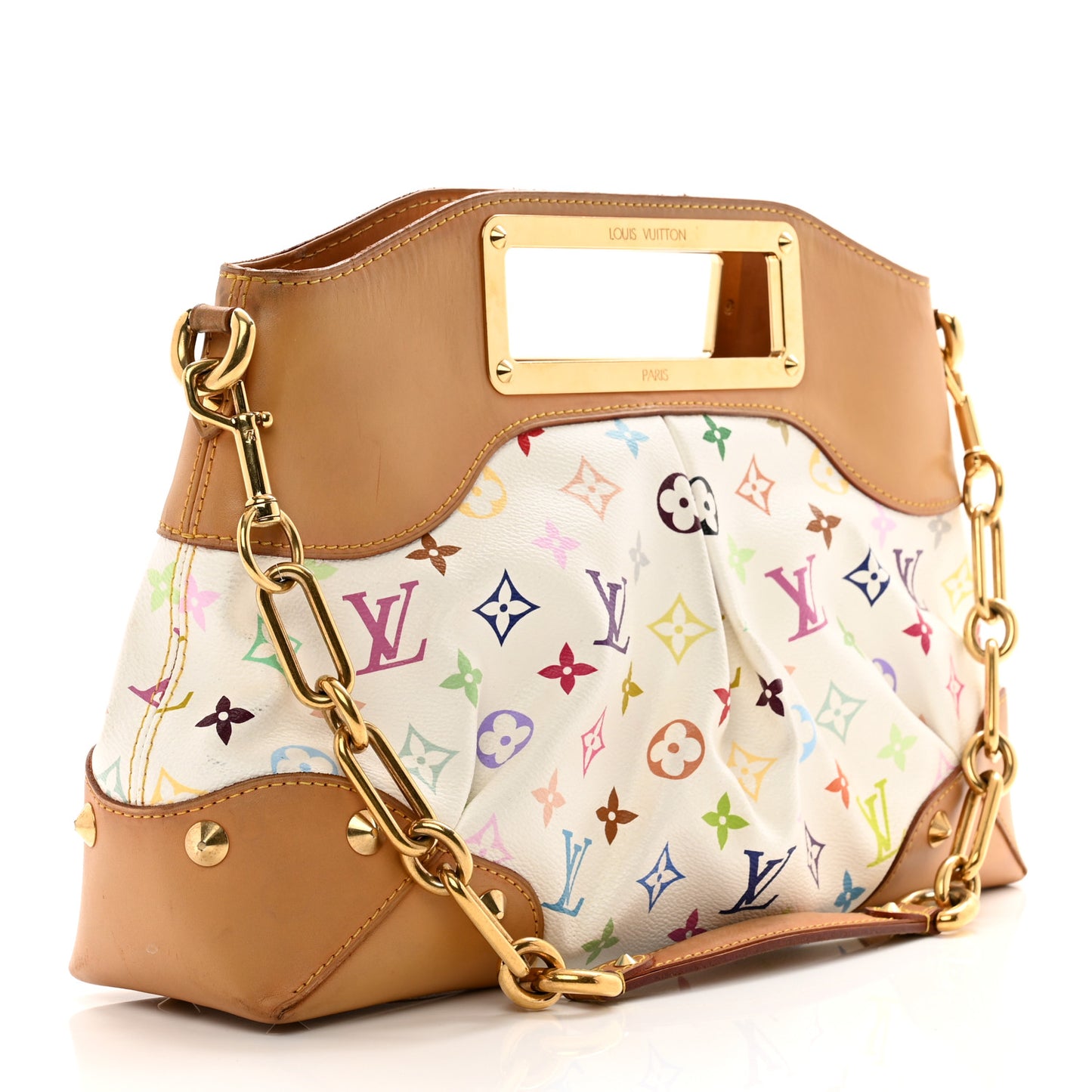 Monogram Multicolor Judy GM White
