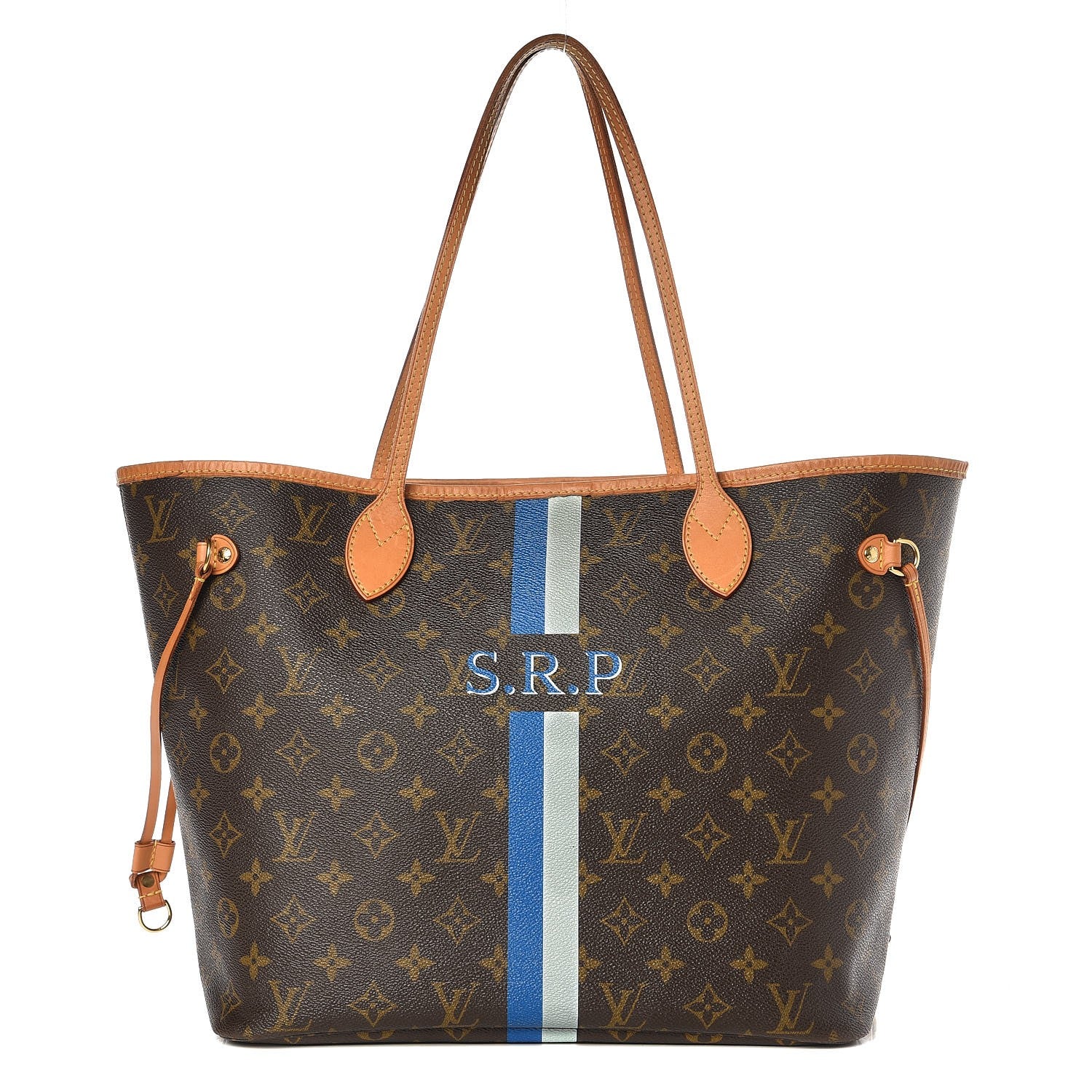 Louis Vuitton Monogram My LV Heritage Neverfull MM Blue De France Gris 1 of 16