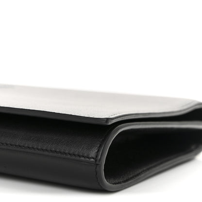 Saint Laurent Calfskin Monogram Large Belle De Jour Clutch Black 9 of 9