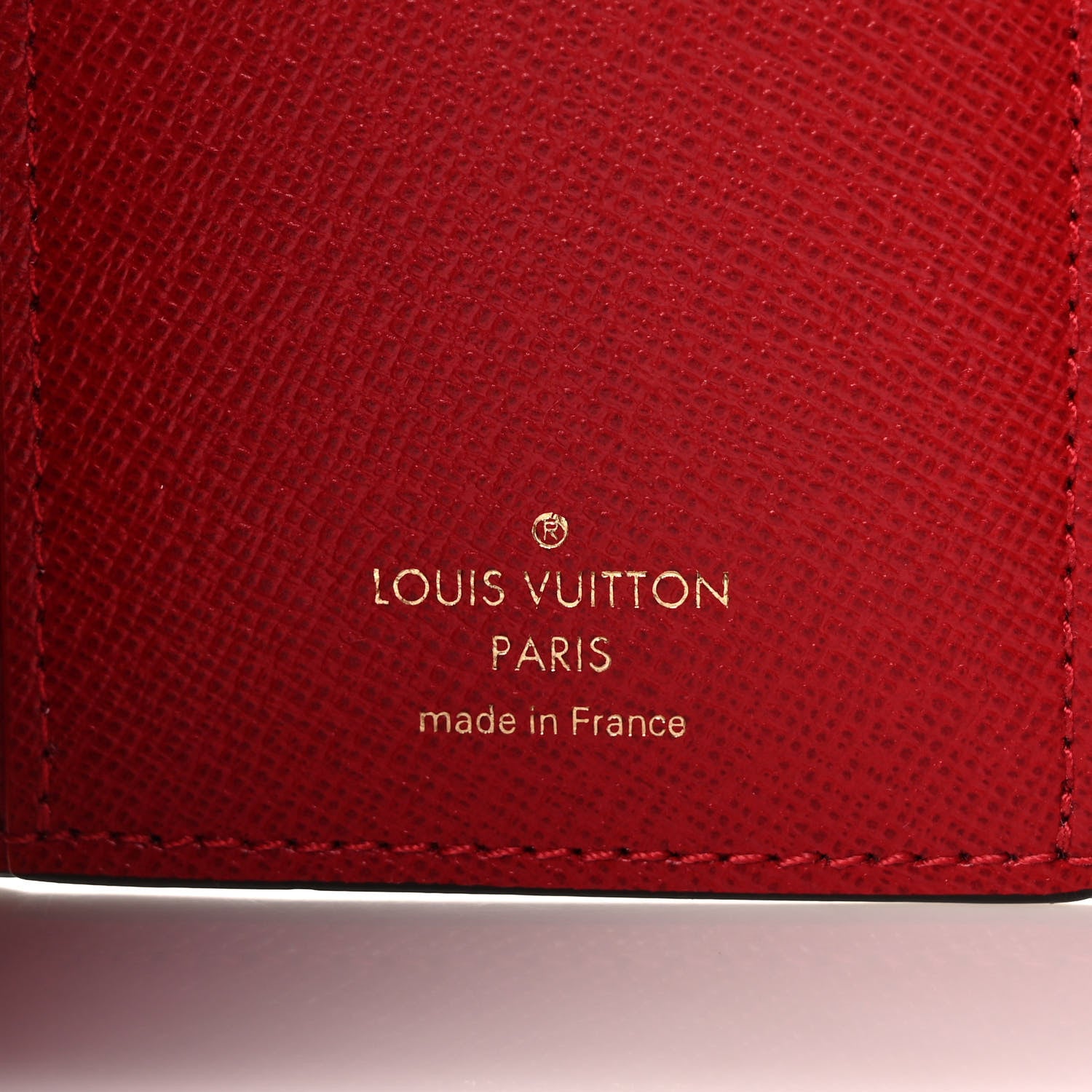 Louis Vuitton Damier Ebene Victorine Wallet Cherry 6 of 7