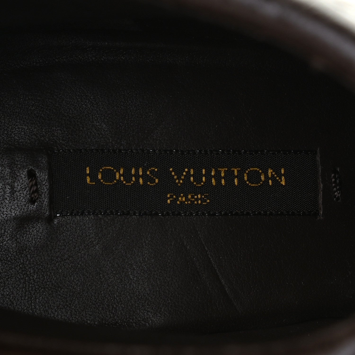 Louis Vuitton Calfskin Monogram Midtown Flat Ankle Boots 36.5 Brown 6 of 11