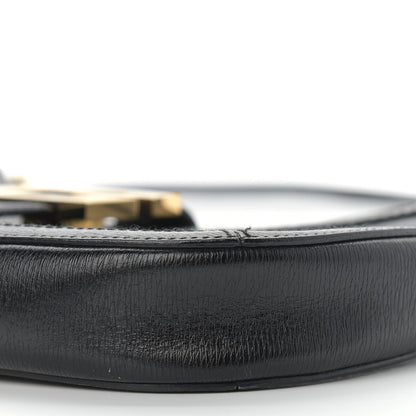 Gucci Calfskin G Buckle Shoulder Bag Black 9 of 22