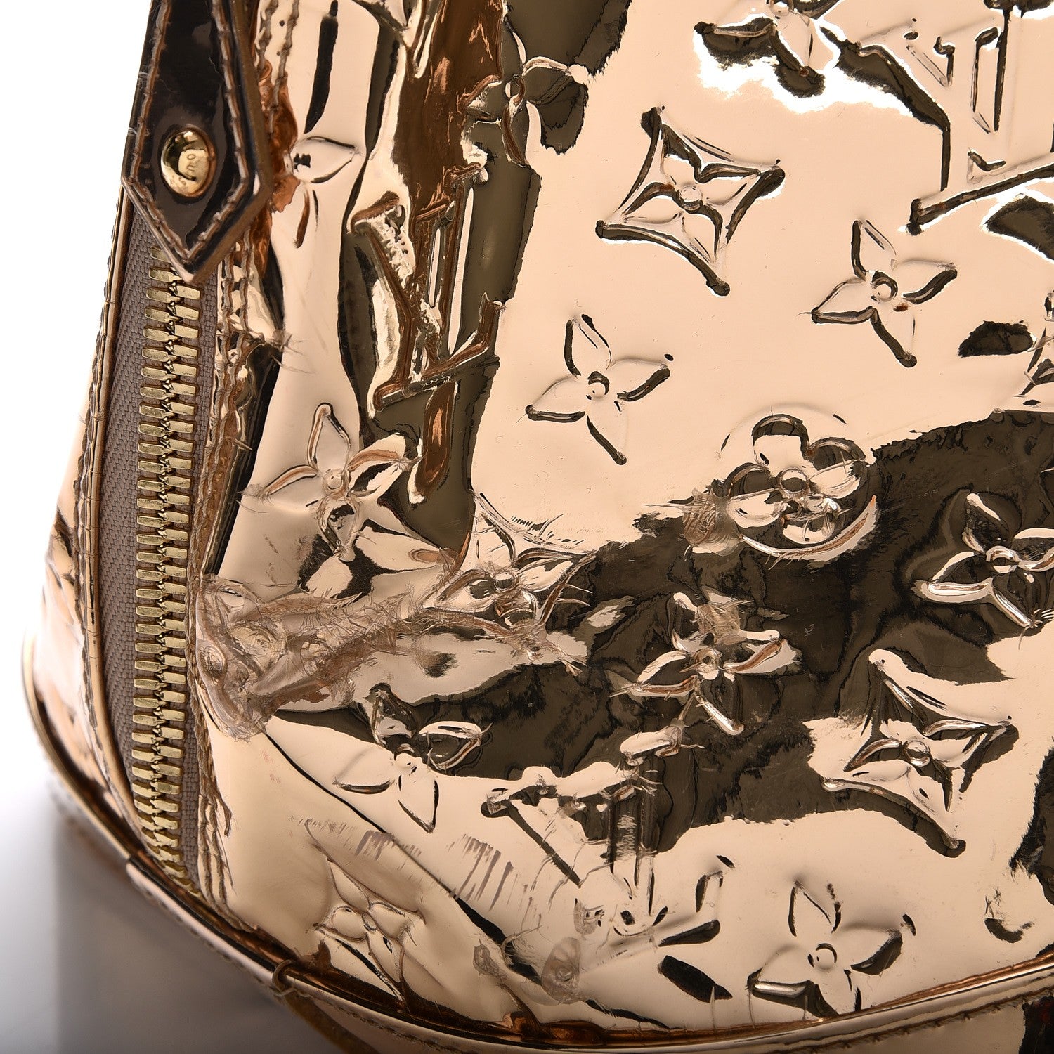 Louis Vuitton Monogram Miroir Alma GM XL Gold 206466 – FASHIONPHILE