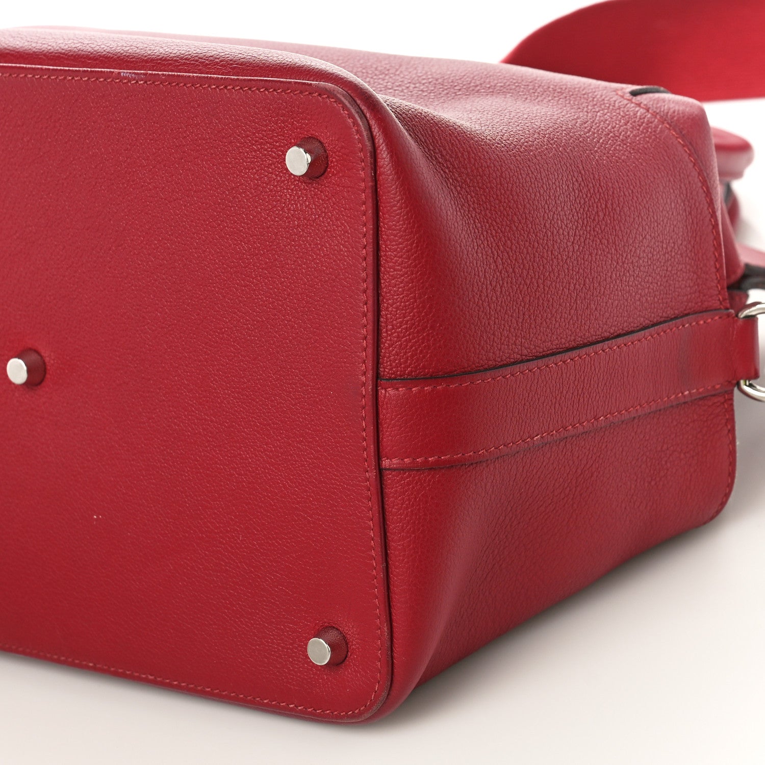 Hermes Taurillon Novillo Toolbox 26 Rouge Grenat 8 of 10