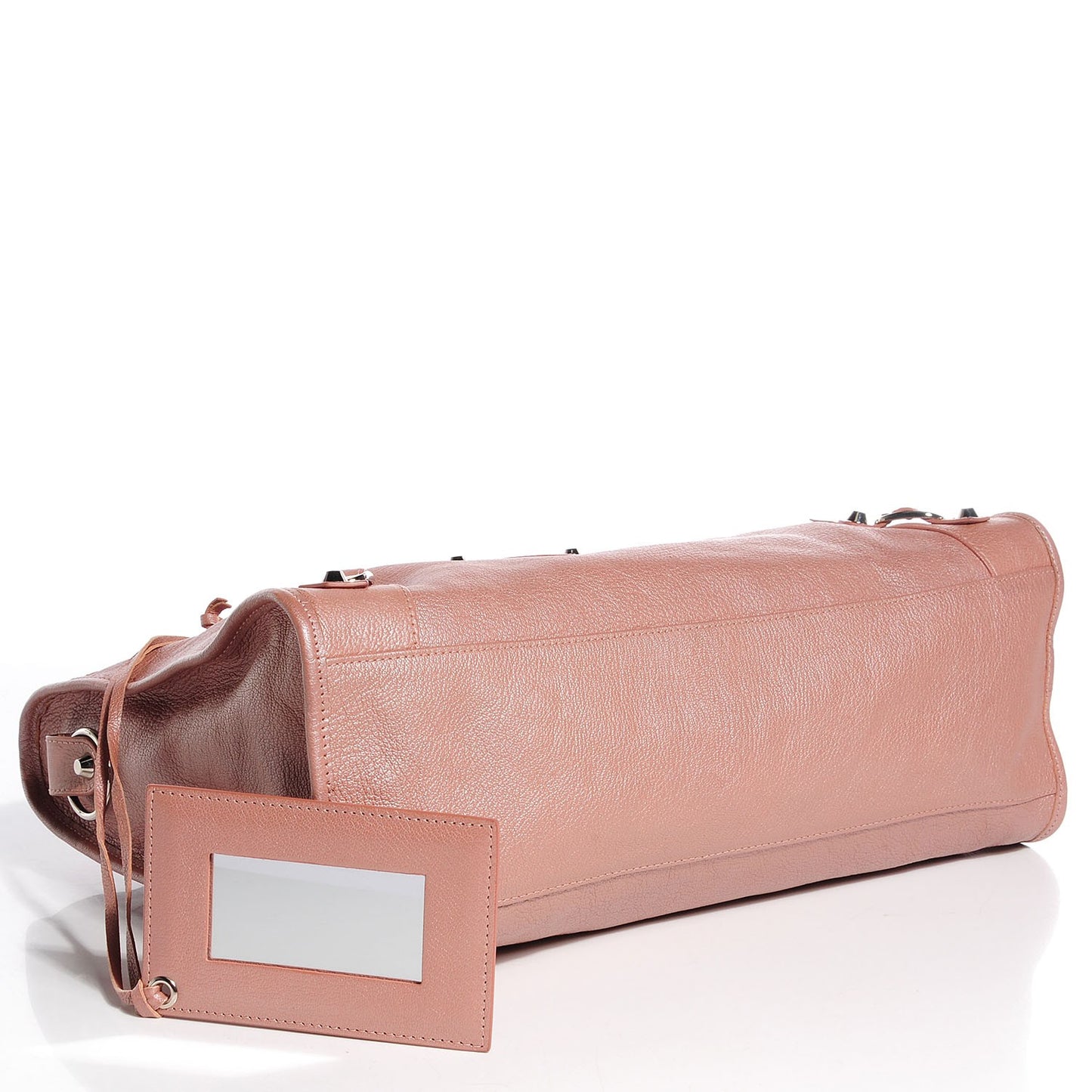 Pearlescent Goatskin Classic Palladium Hardware City Rose Rose Light