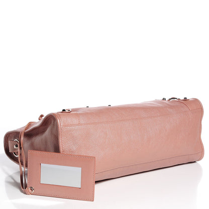 Balenciaga Pearlescent Goatskin Classic Palladium Hardware City Rose Rose Light 11 of 18