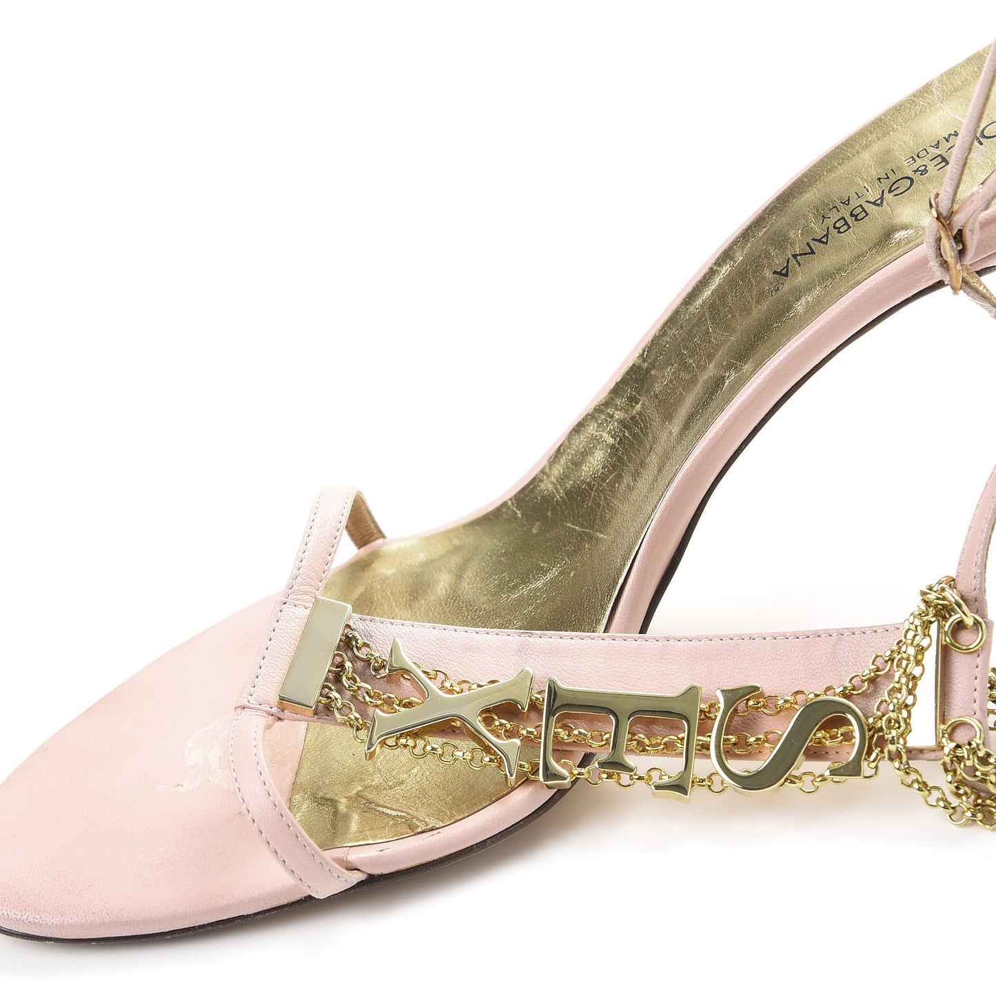 Nappa Sex Chain Sandals 40 Rosa