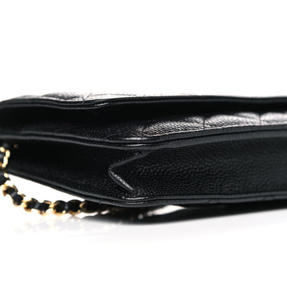 Chanel Caviar Quilted Wallet On Chain WOC Black 8 of 11