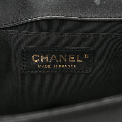 Chanel Lambskin Quilted Medium Boy Flap Black 6 of 20