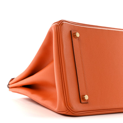 Hermes Epsom Birkin 35 Orange 9 of 10