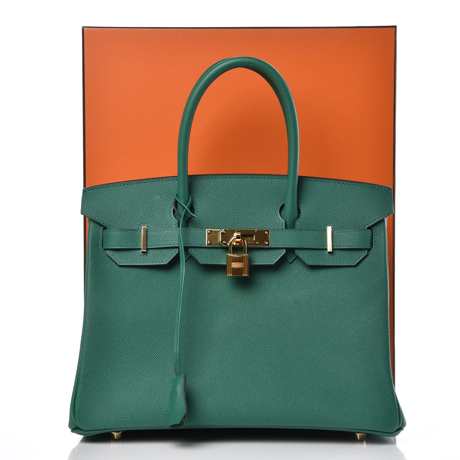 Hermes Epsom Birkin 30 Vert Vertigo 37 of 37