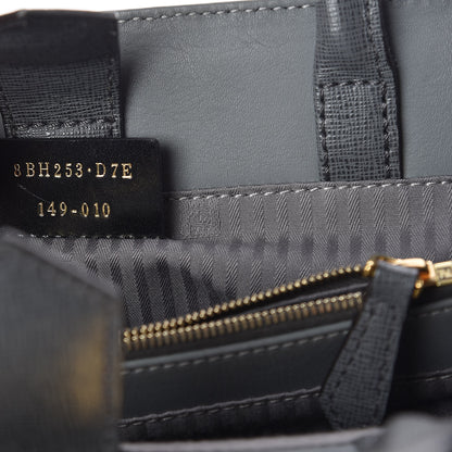 Fendi Vitello Elite Petite 2Jours Tote Grigio Grigio Chiaro 7 of 10