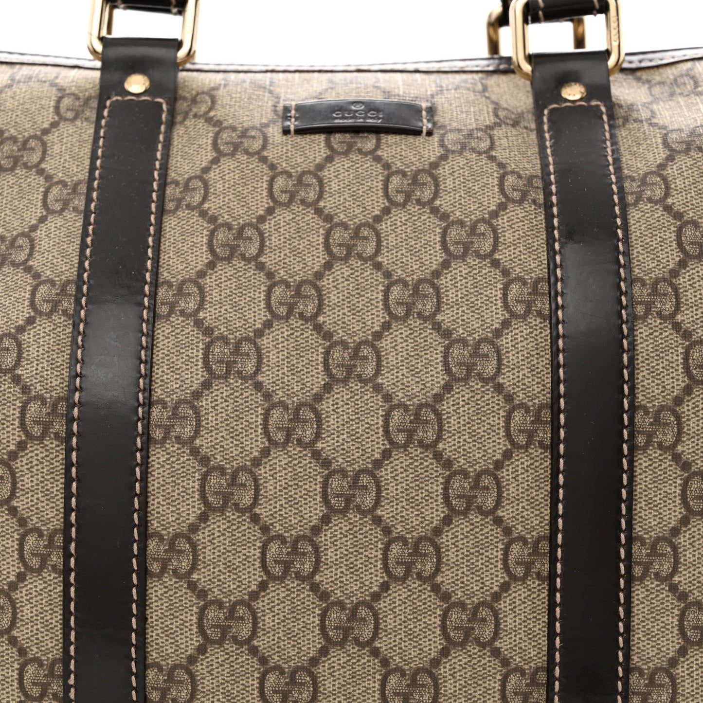 GG Plus Monogram Medium Joy Boston Dark Brown